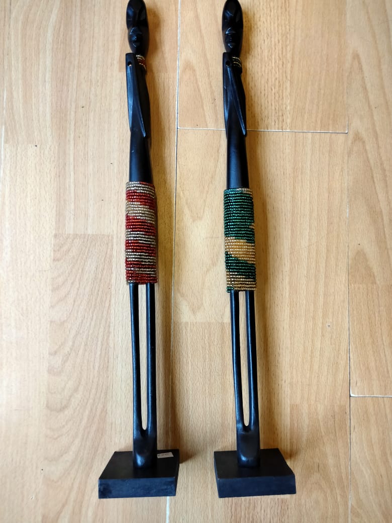 Tribal Beaded Statue (small)  - R250.00